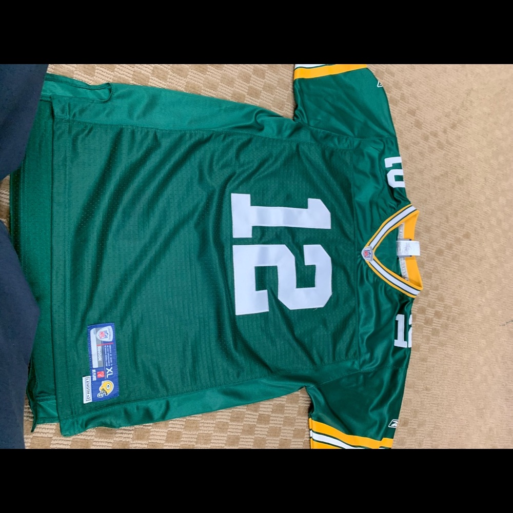 Reebok Green Bay Packers Aaron Rodgers Jersey